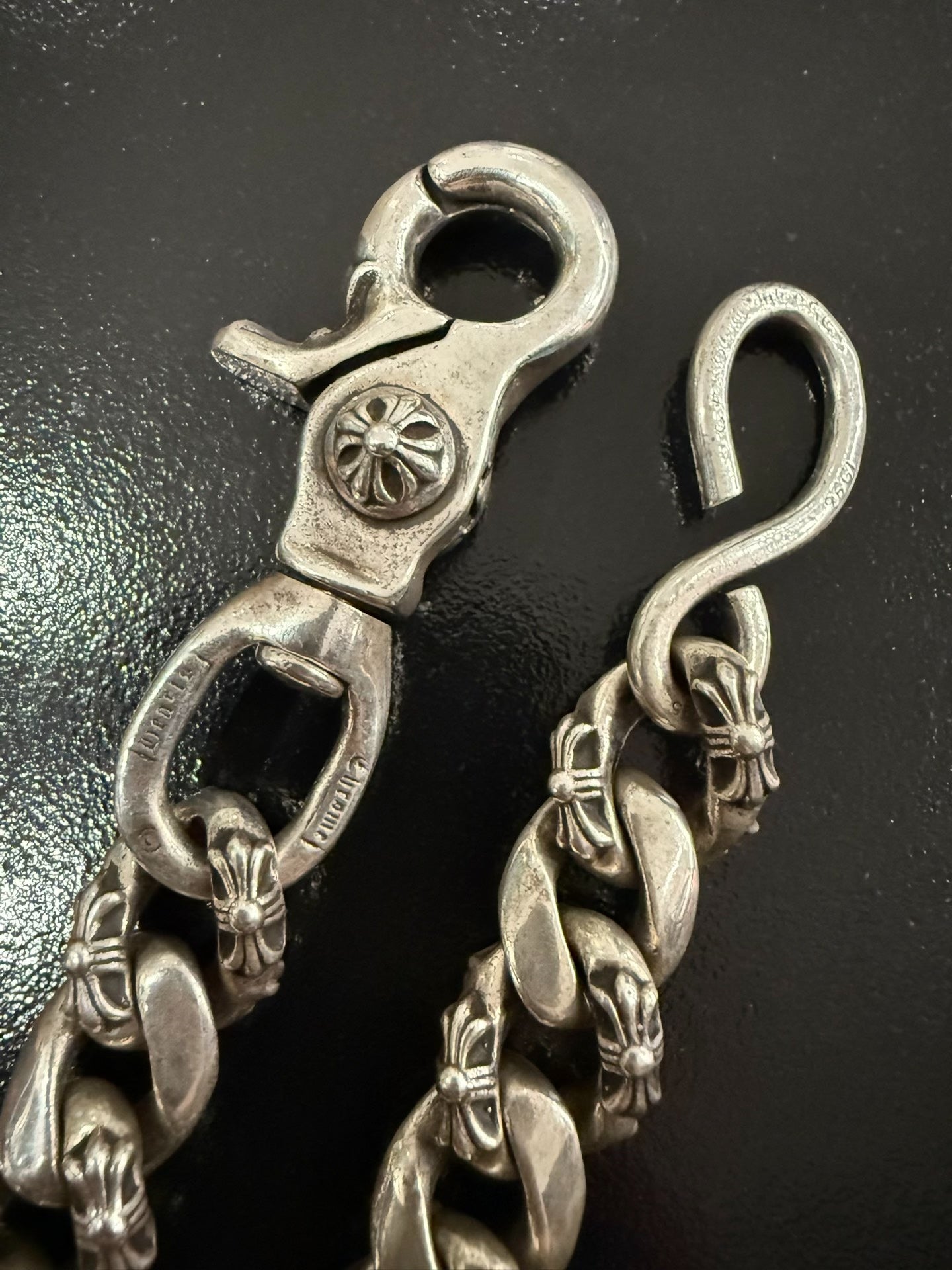 Chrome Hearts Lobster Clasp Half Cross Pants Chain