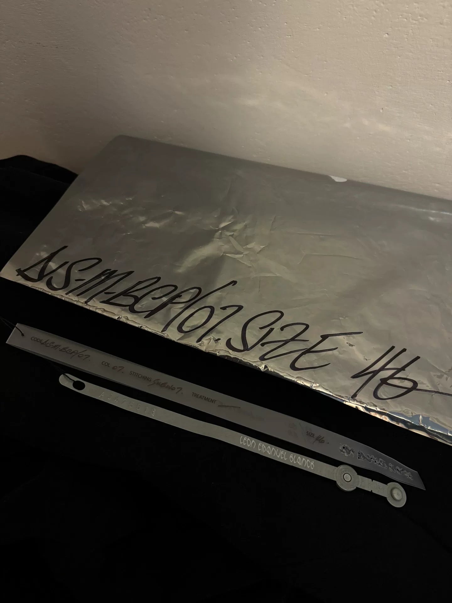 Leon Emanuel Blanck Black 3D Flared Pants