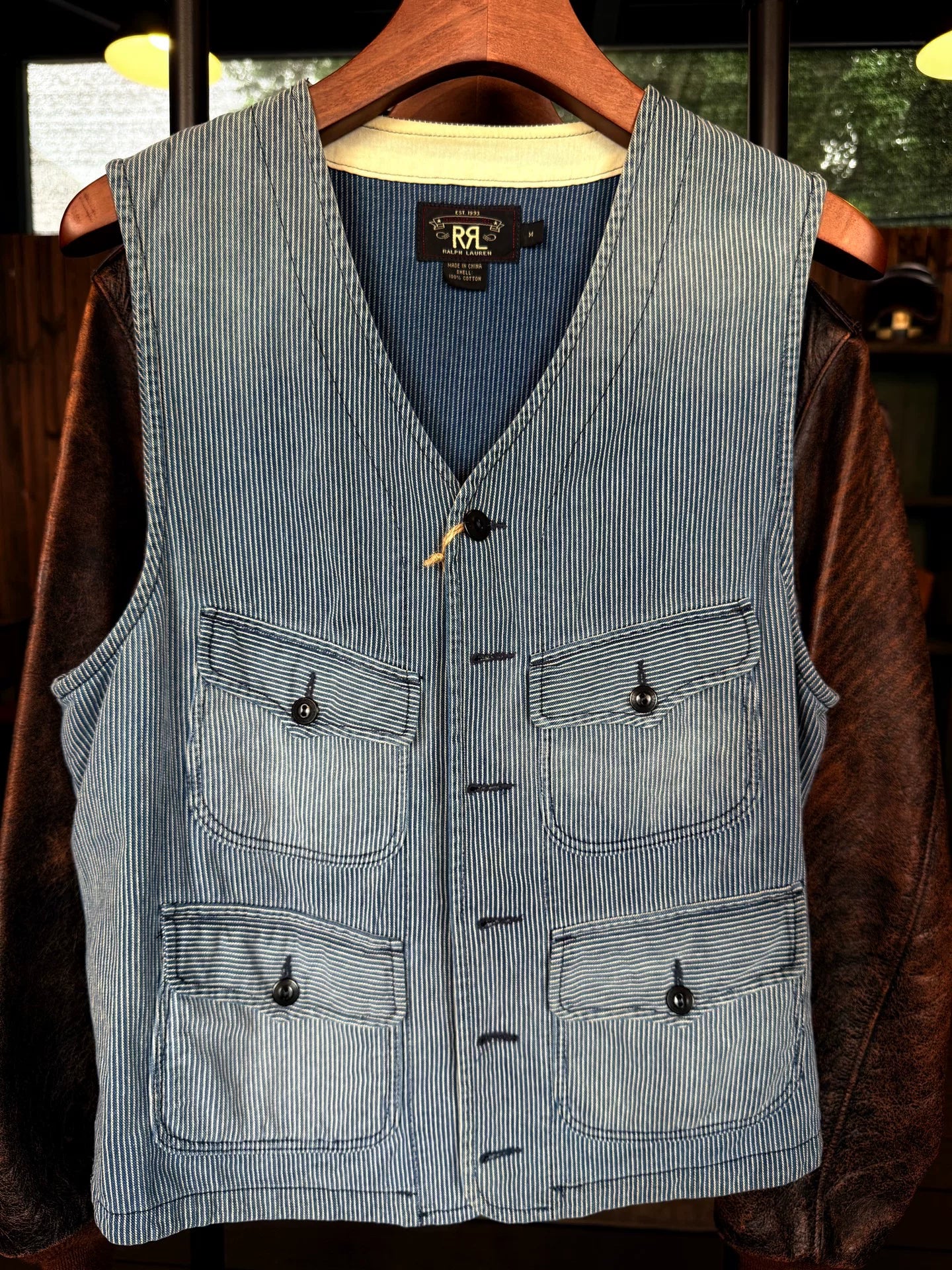 RRL Striped Vest