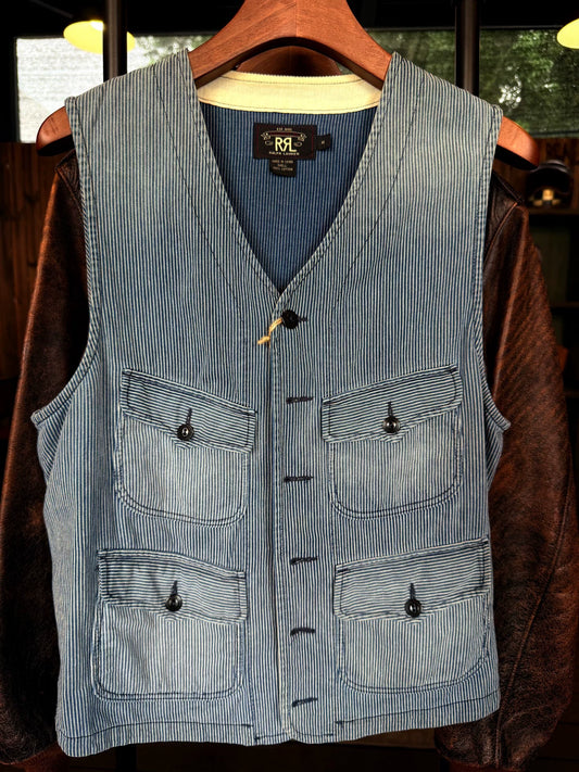 RRL Striped Vest