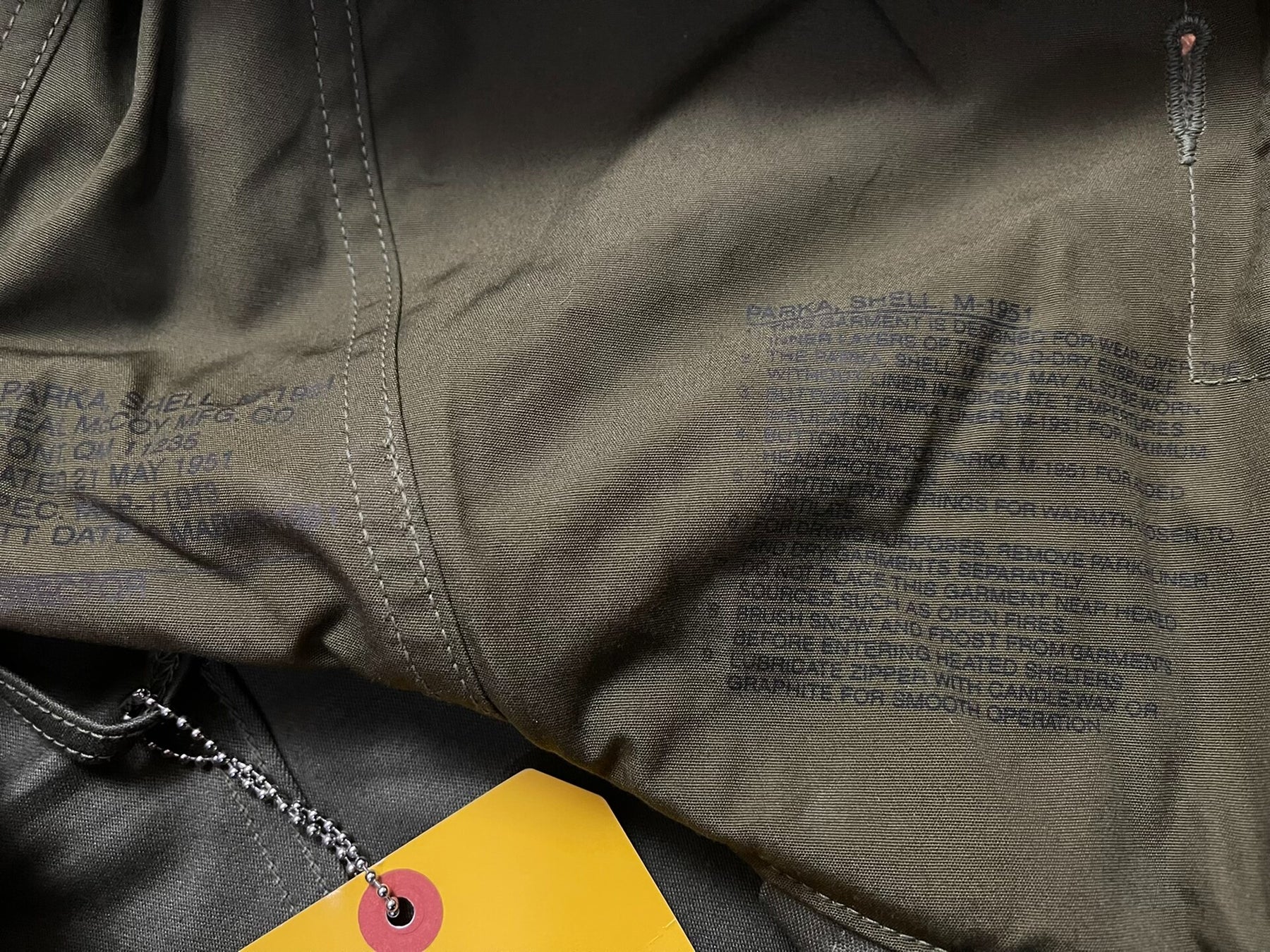 The Real McCoy M-51 Parka