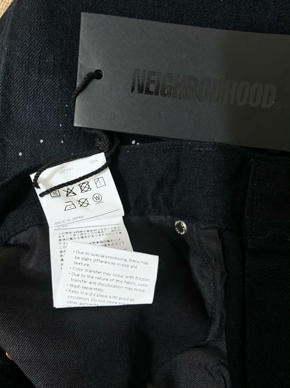NEIGHBORHOOD BW WASHED BASIC PANTS