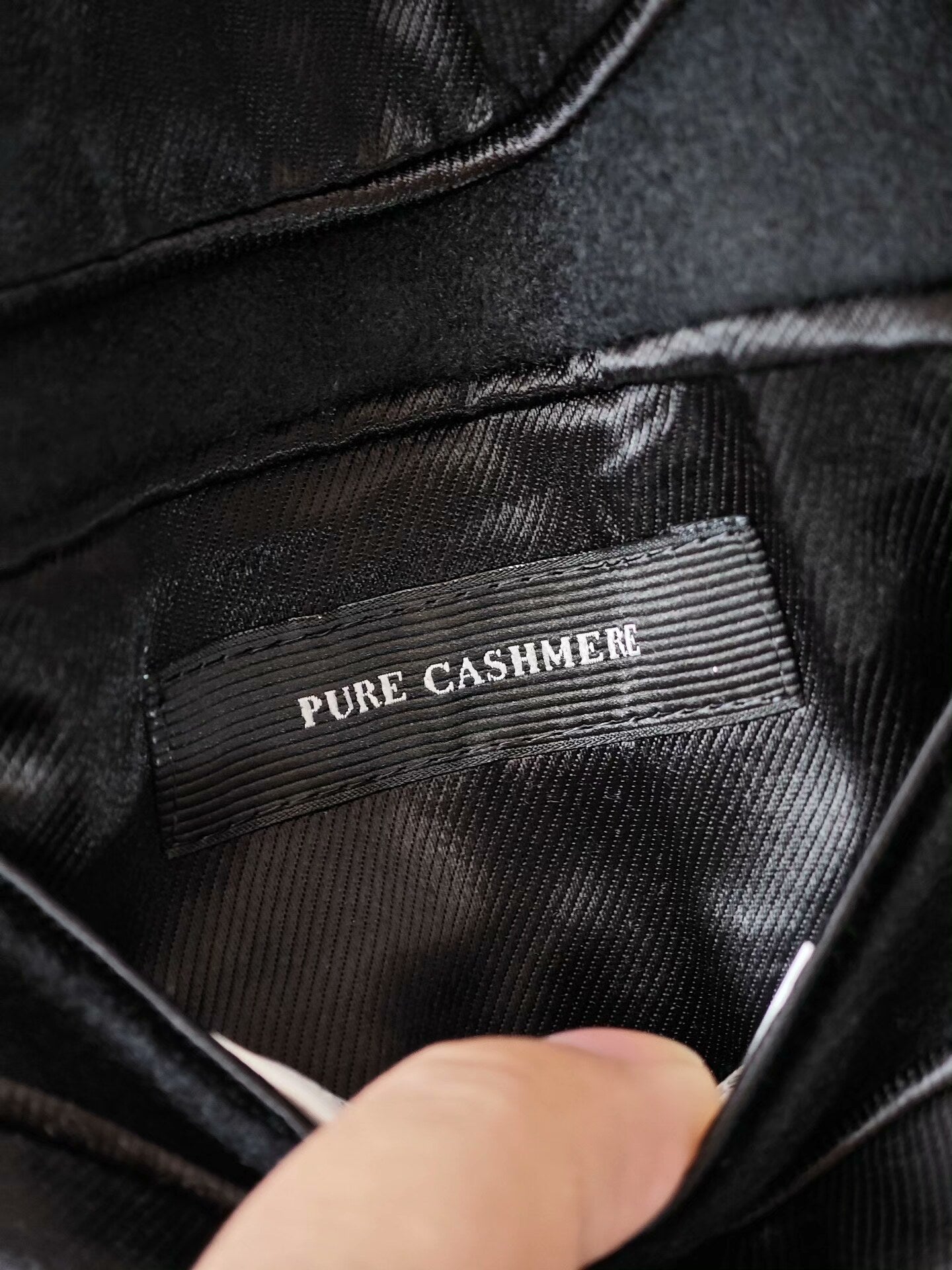 Zegna Black Cashmere Overcoat