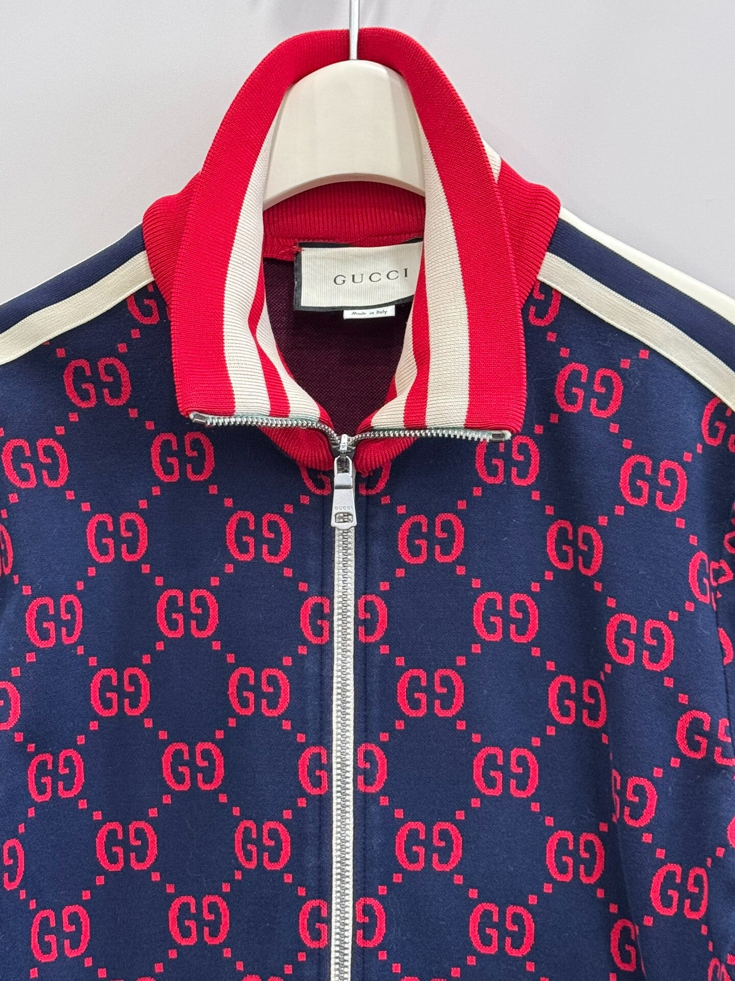Gucci Monogram Zip Jacket in Excellent Condition