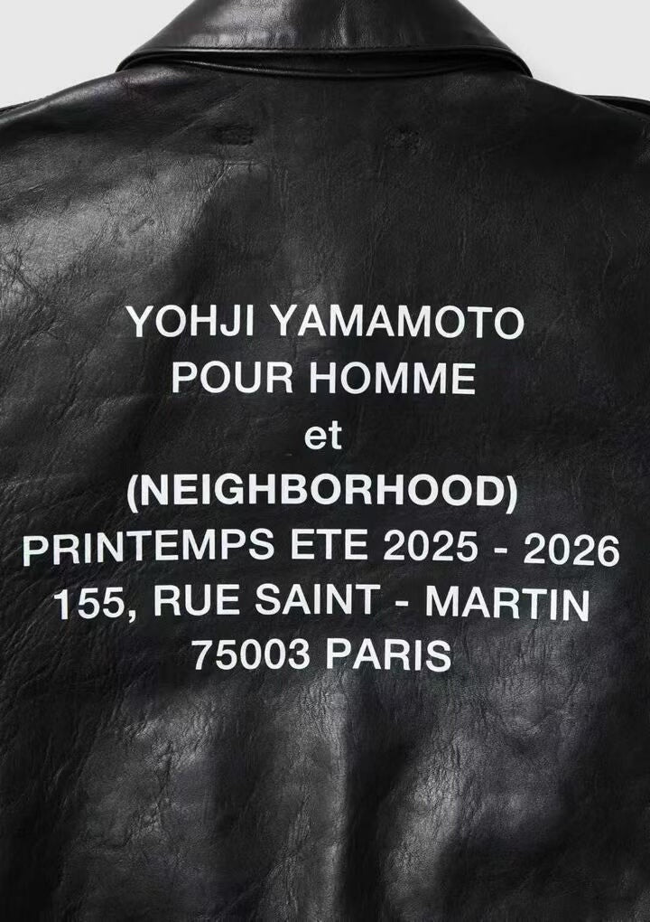 Yohji Yamamoto x Neighborhood A2 Leather Jacket