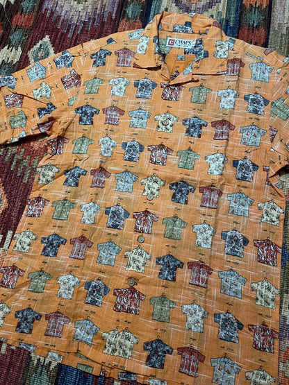Ralph Lauren Vintage Cotton Linen Hawaiian T-Shirt