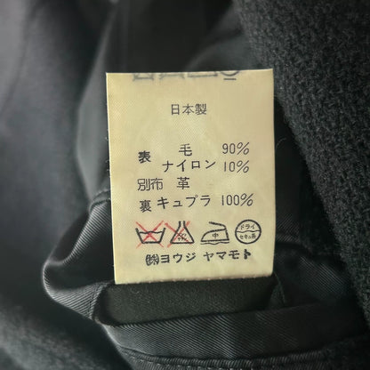 Yohji Yamamoto 88AW Leather Flower Suit