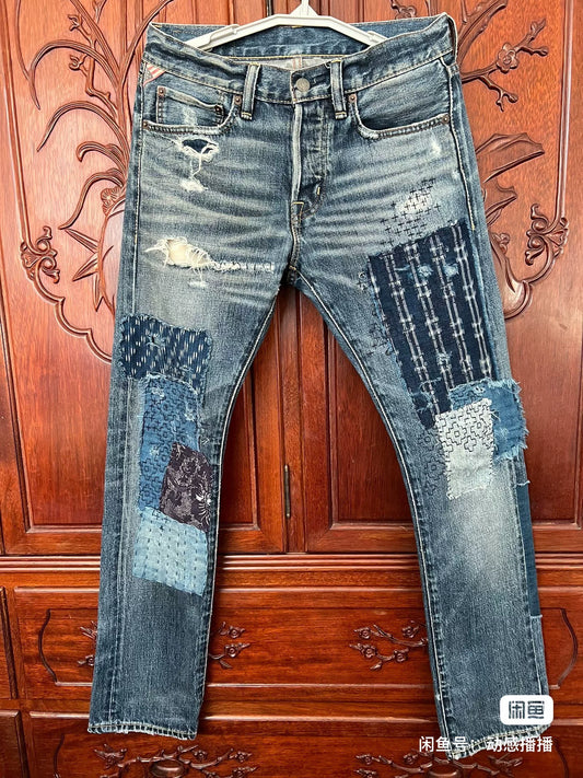 Ralph Lauren RRL Patchwork Men's Jeans