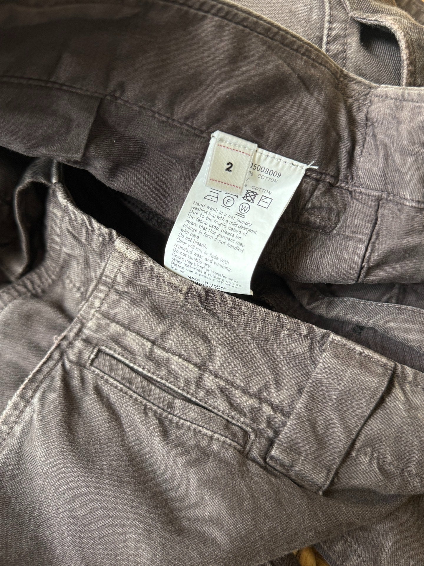 VISVIM 24AW Wide Chino Pants Crash