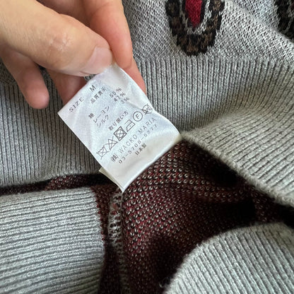 WACKO MARIA 21SS Leopard Knit Polo