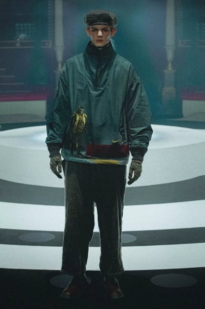 undercover blouson jacket with samurai design