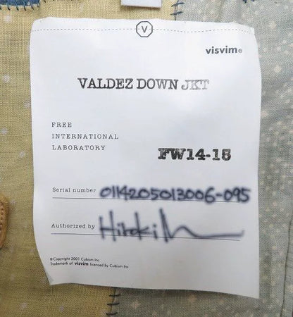 visvim 14AW VALDEZ DOWN JKT