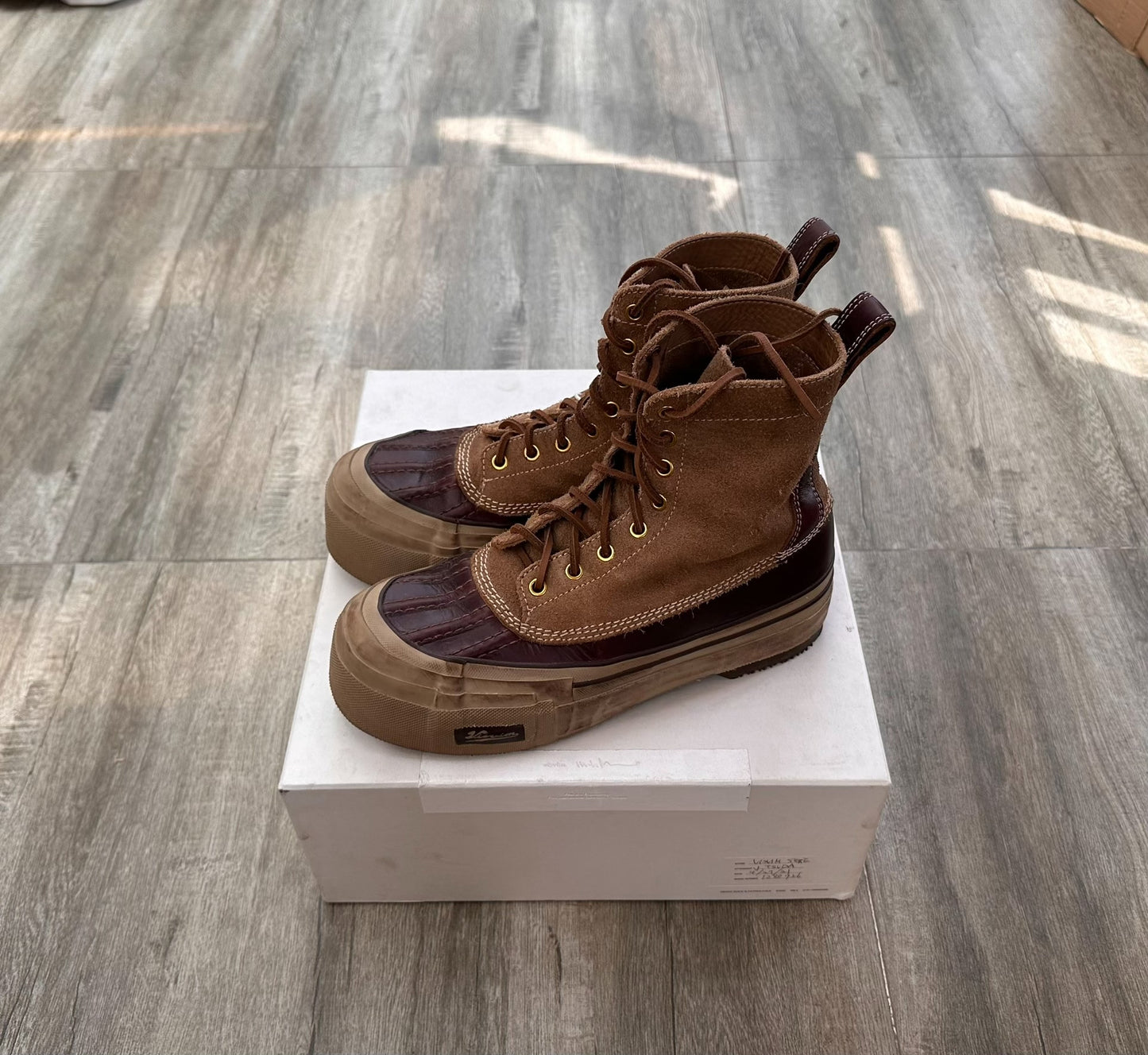 visvim decoy duck boots size 8.5