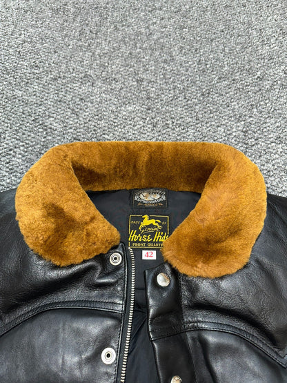 The Real McCoys Horsehide Down Vest