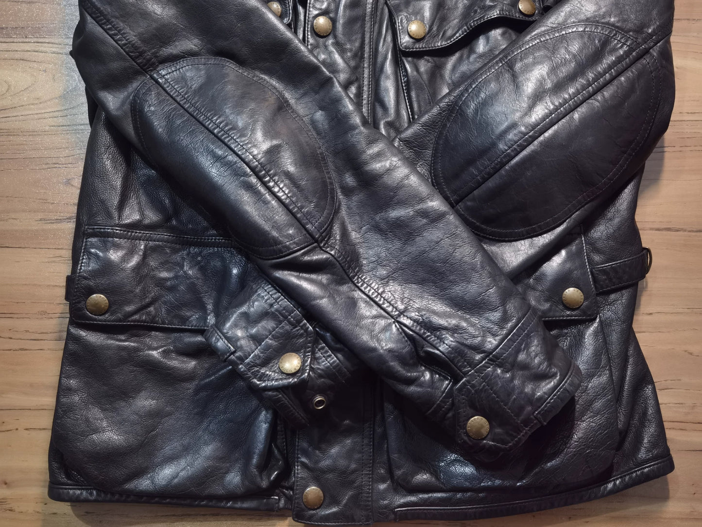Ralph Lauren Four-Pocket Leather Field Jacket