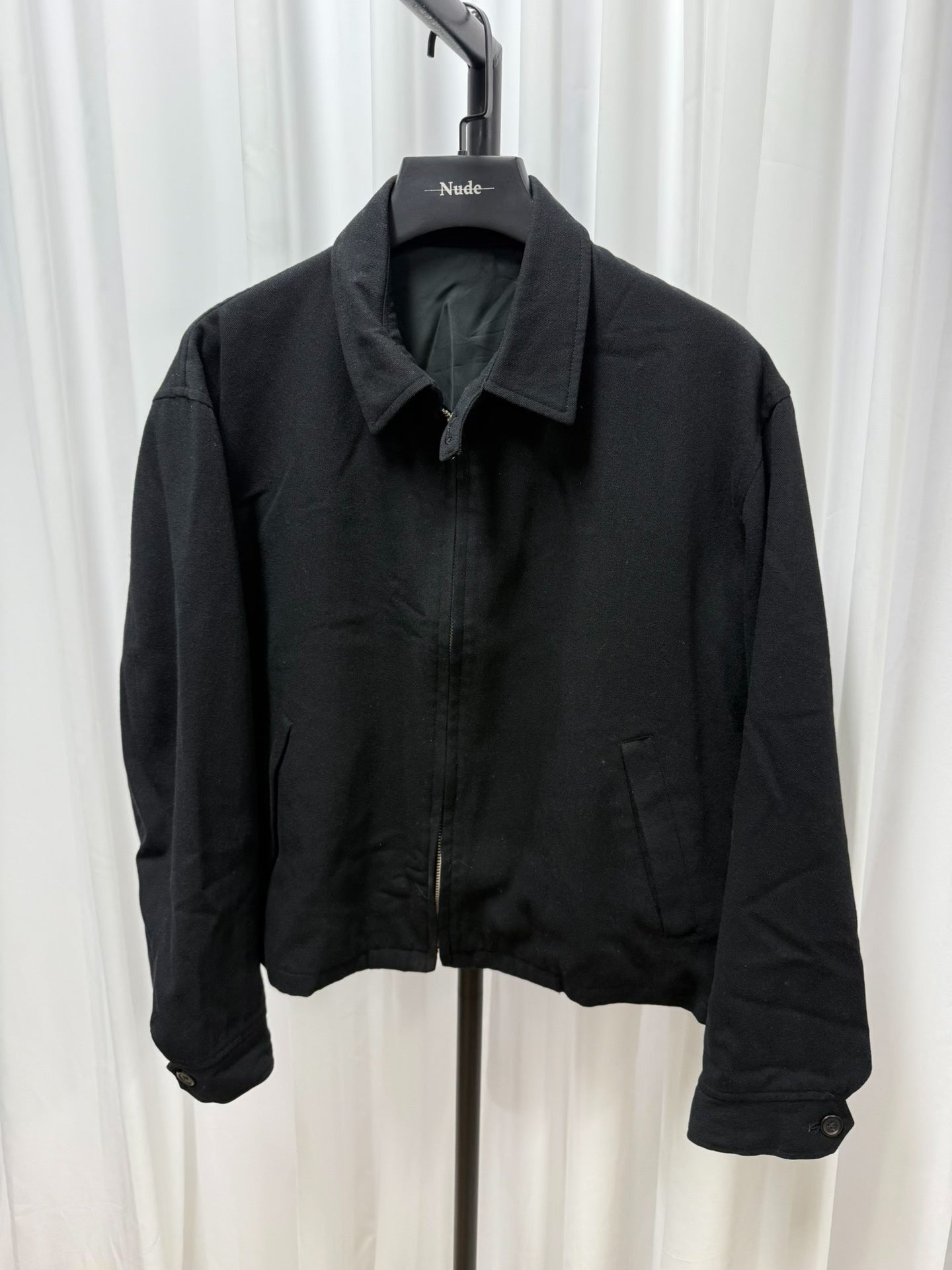 y's for men short wool jacket size 3