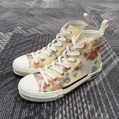 Dior B23 Floral High-Top Sneakers