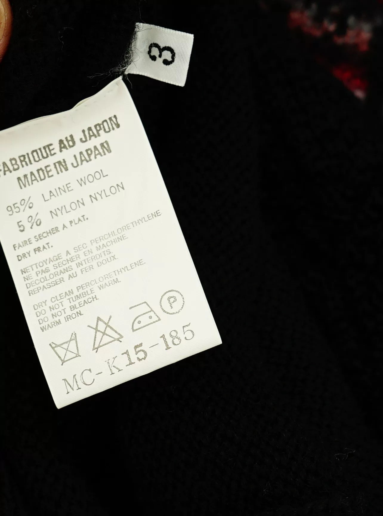 Yohji Yamamoto Y's Men Retro Knit Vest