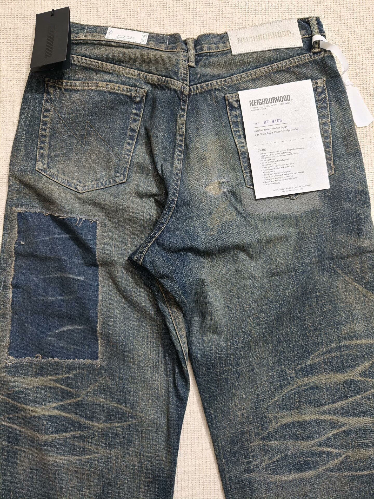 NEIGHBORHOOD SAVAGE DENIM DP WIDE PANTS
