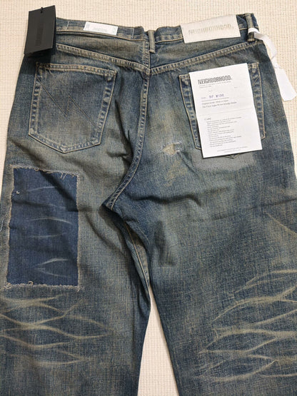 NEIGHBORHOOD SAVAGE DENIM DP WIDE PANTS