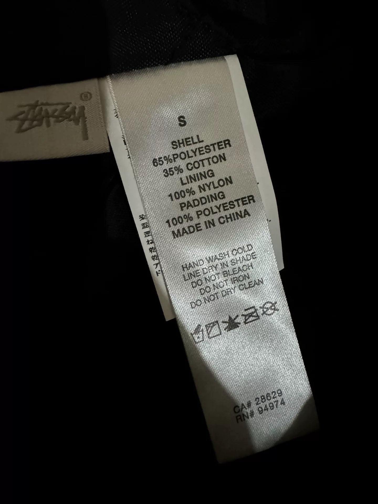 stussy insulated work vest with pockets