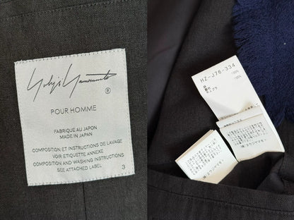 Yohji Yamamoto Patchwork Pleated Jacket