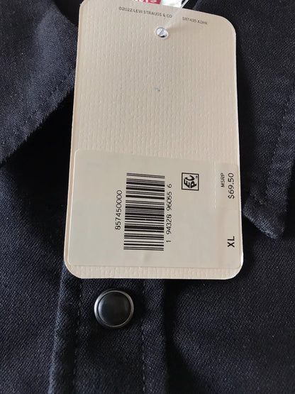 Levi's Washed Black Western Denim Shirt