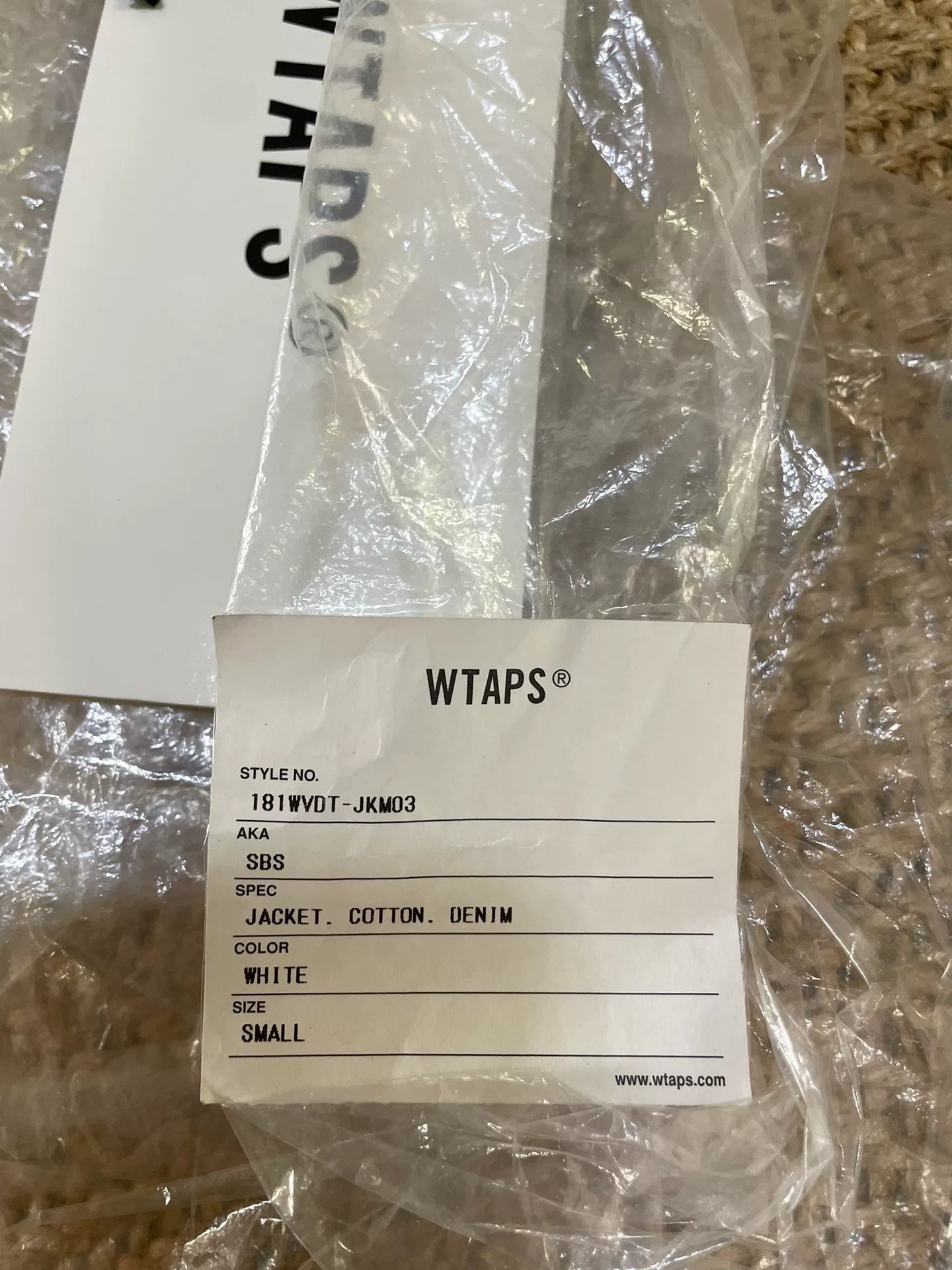 WTAPS SBS Denim Hooded Jacket