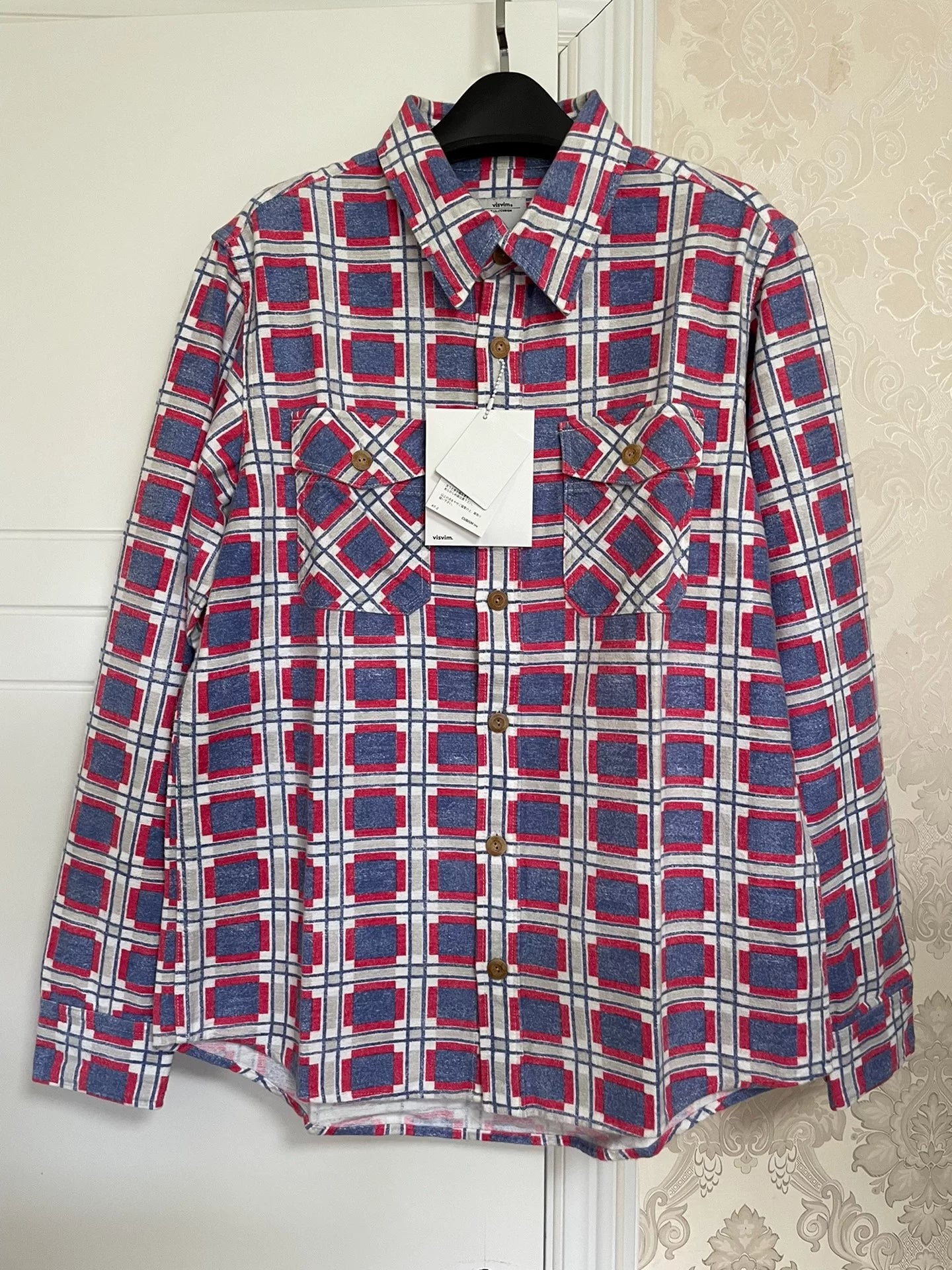 VISVIM BLACK ELK FLANNEL F.I.L. Limited