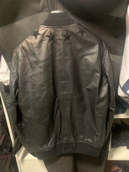 givenchy classic star leather jacket size 48