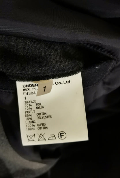 plaid wool coat from undercoverism
