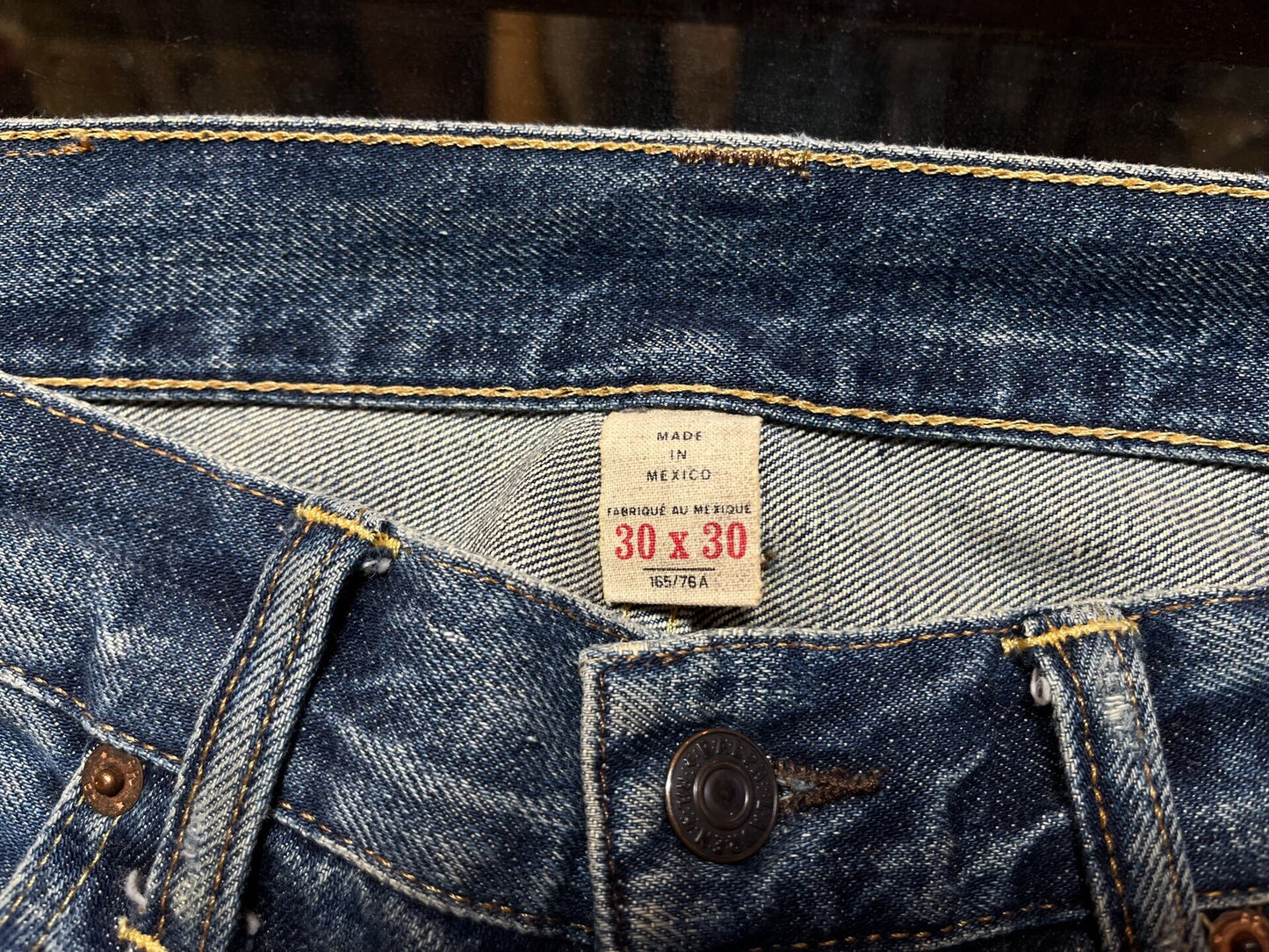distressed rrl jeans by ralph lauren