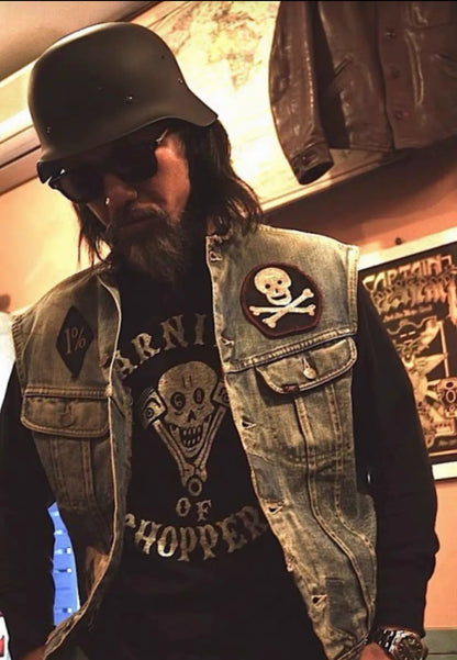 Freewheelers Piston Skull Long Sleeve