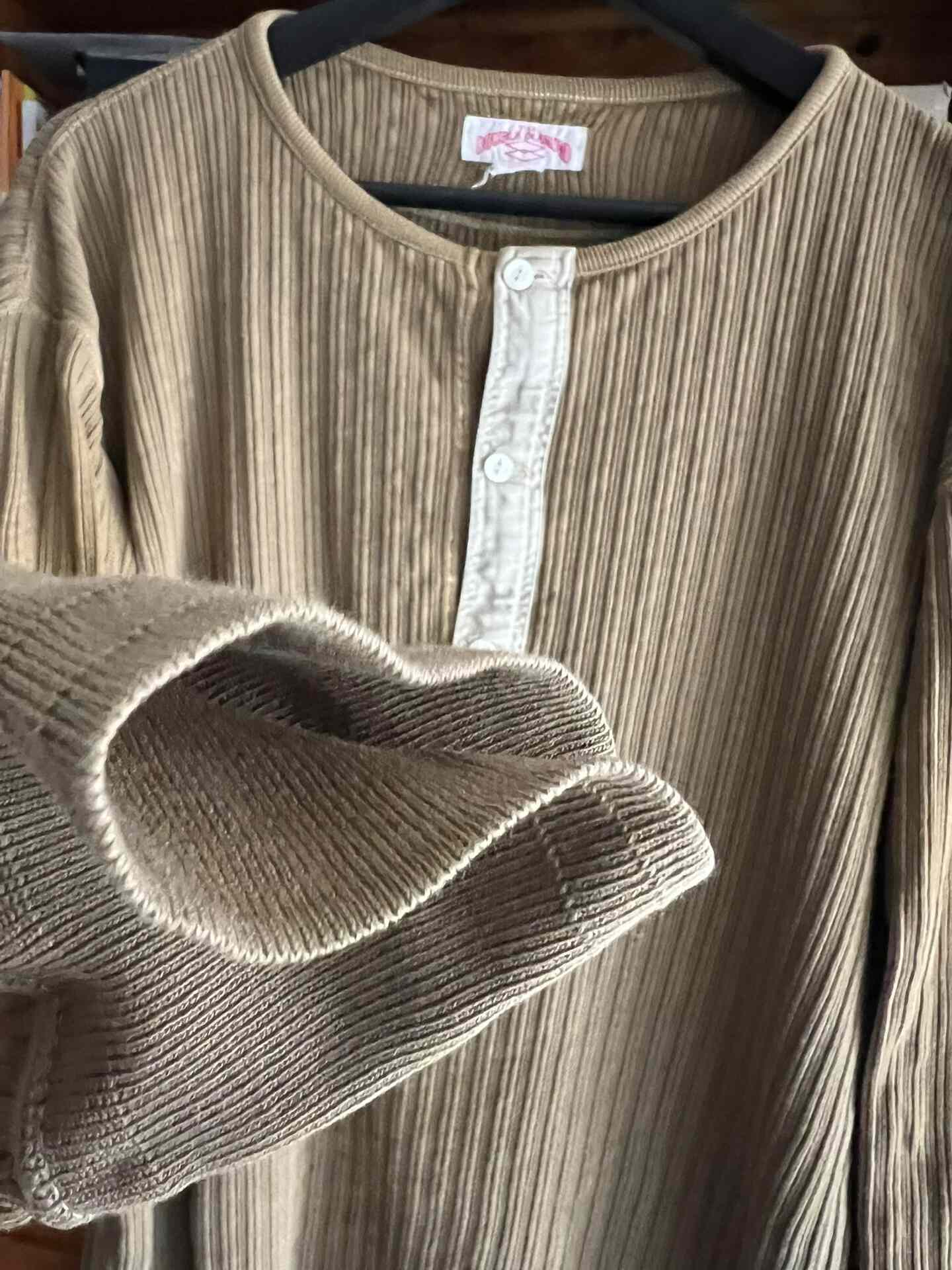 The Real McCoy Vintage Henley Long-Sleeve T