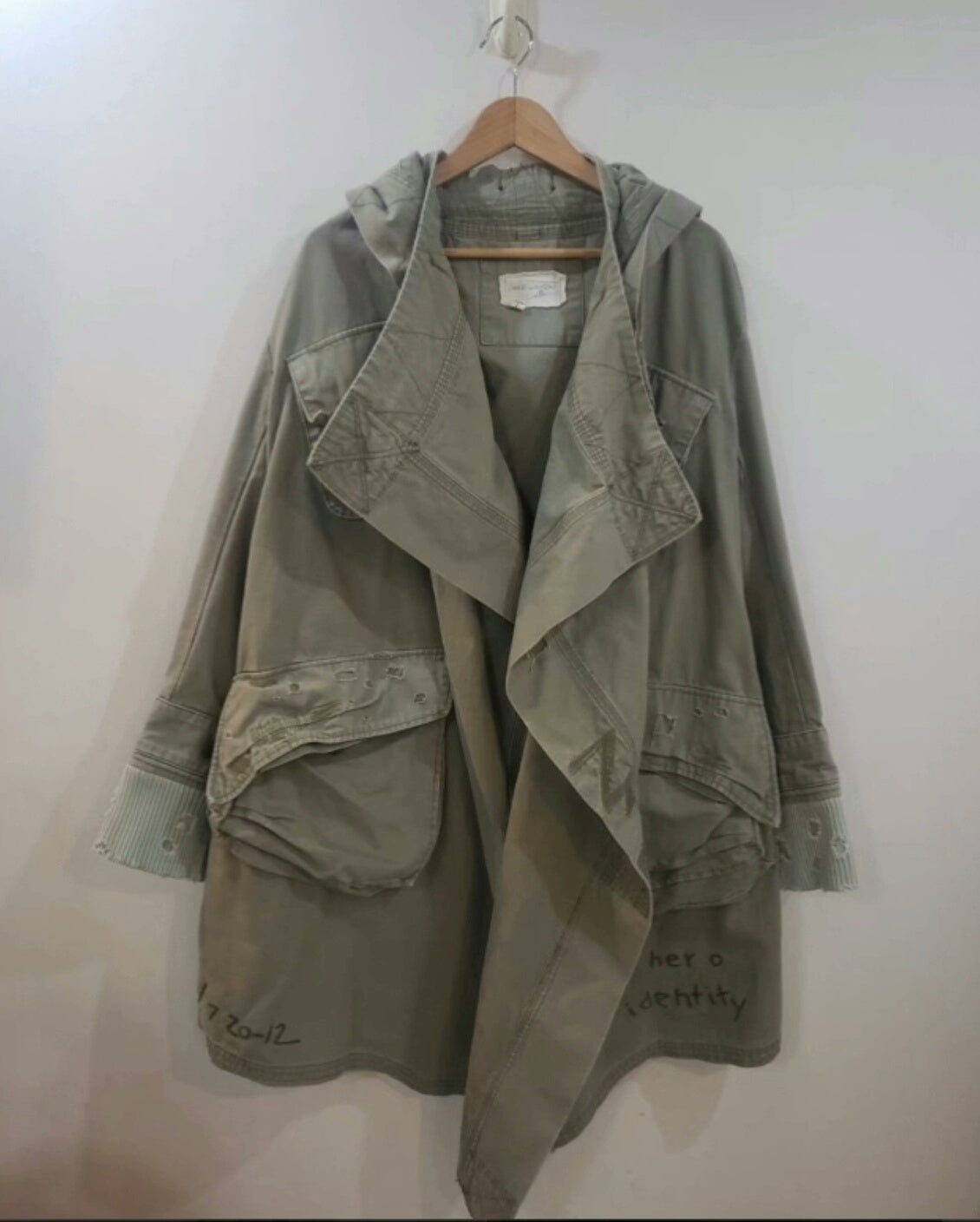 Greg Lauren Nomad Military Canvas Coat