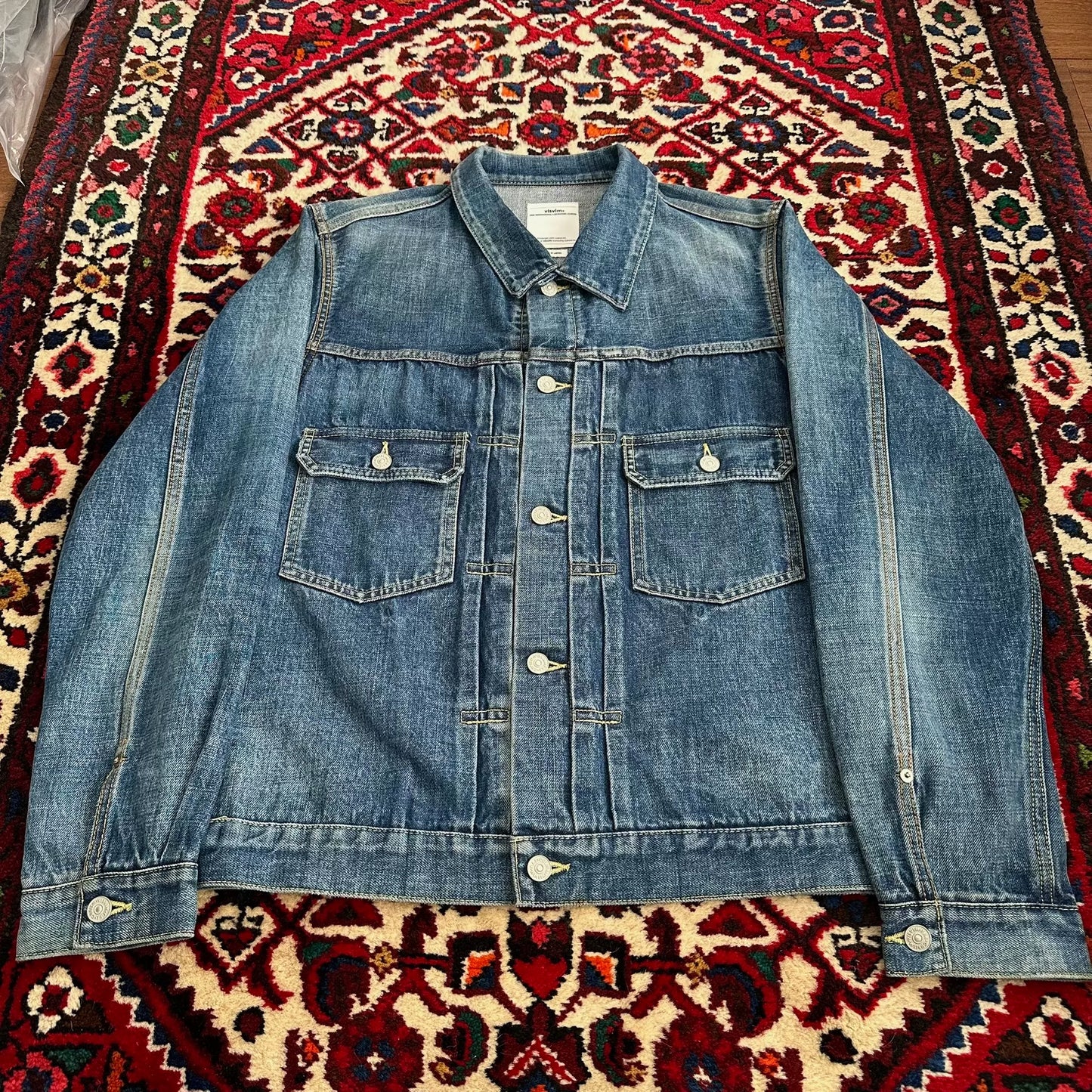 visvim denim jacket in perfect condition
