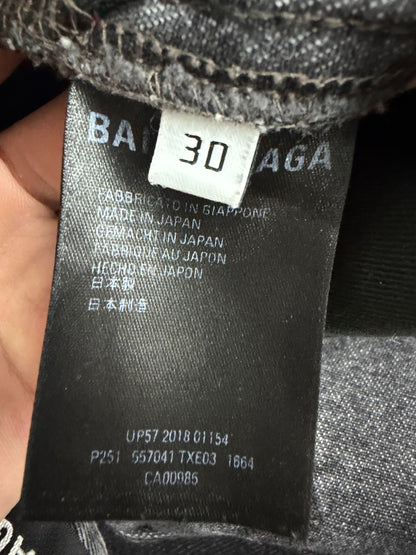 Balenciaga 19AW Wavy Denim Pants