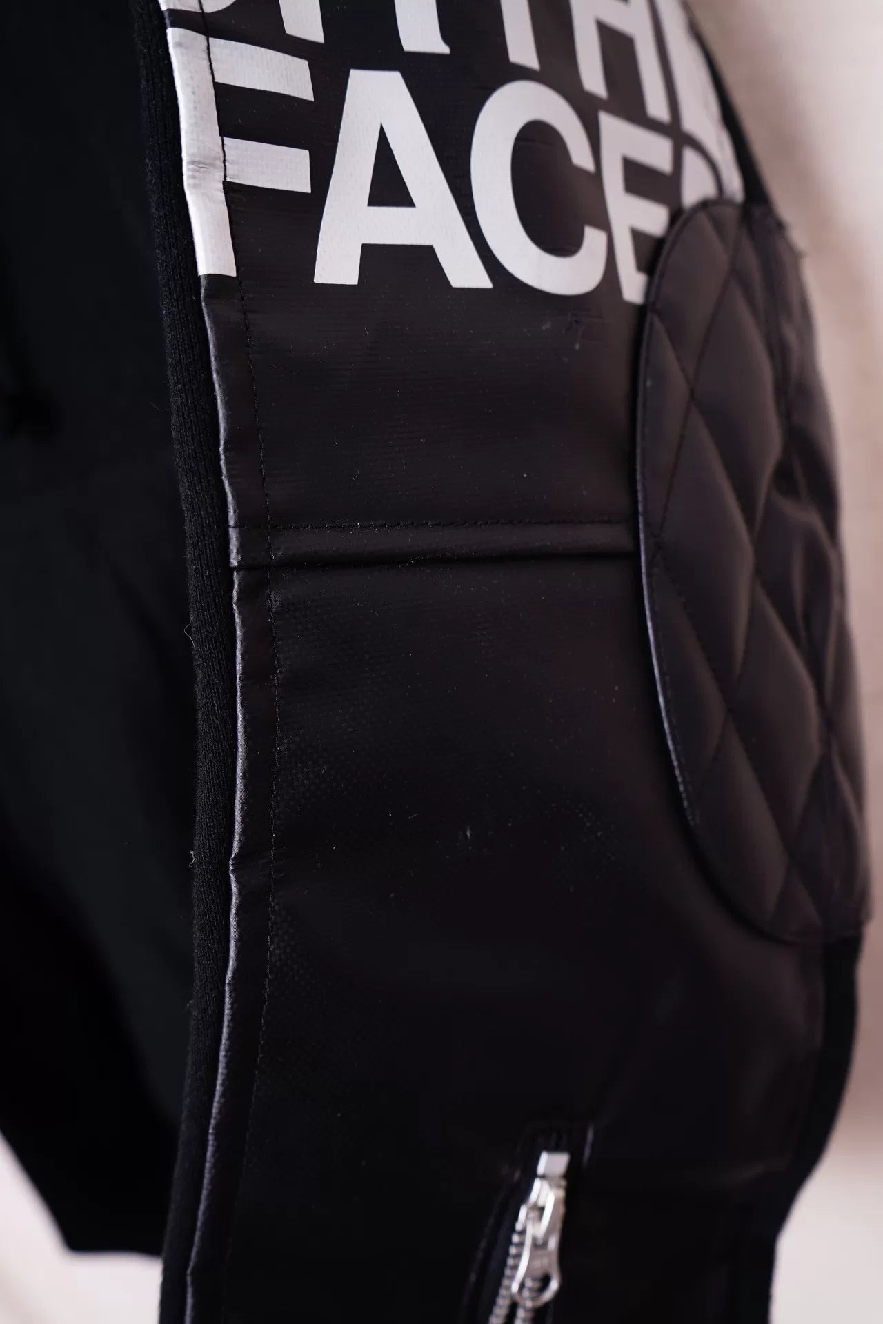 Comme des Garçons x The North Face Leather Sleeve Sweatshirt