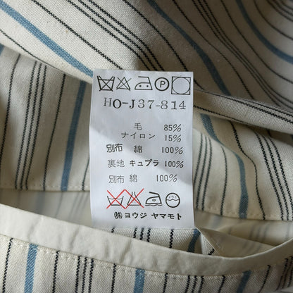 Yohji Yamamoto 93ss White Stripe Suit