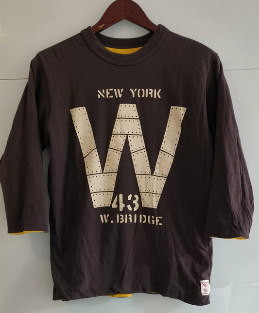 Reversible 3/4 Sleeve T-shirt by Freewheelers