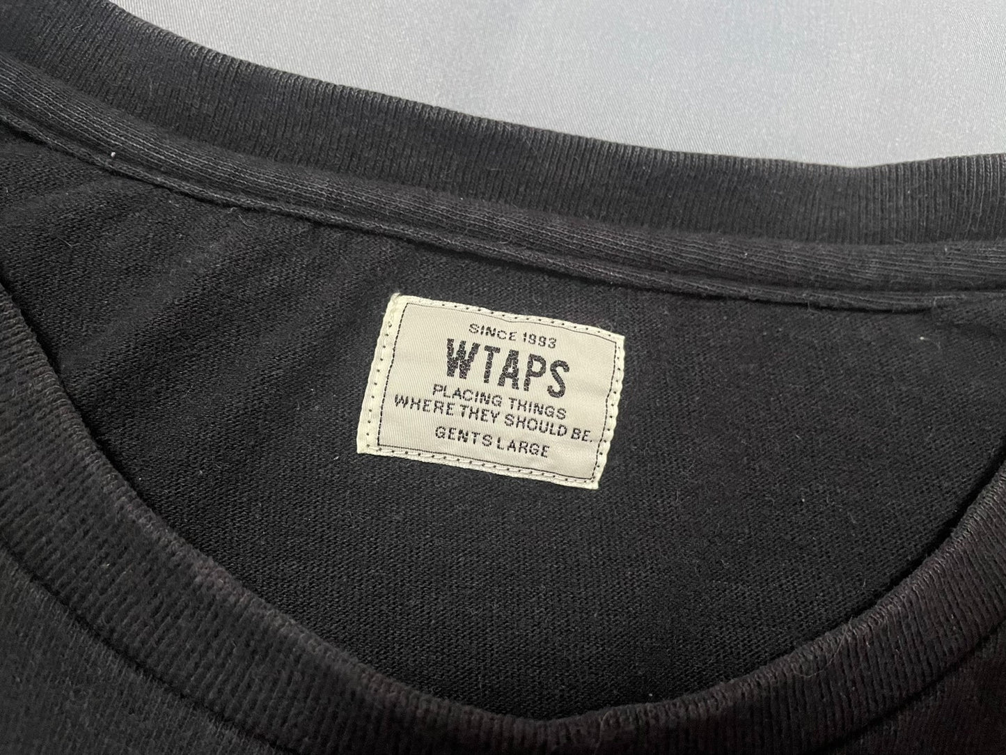 Wtaps 171ATDT-CSM07 Design LS Black Pullover