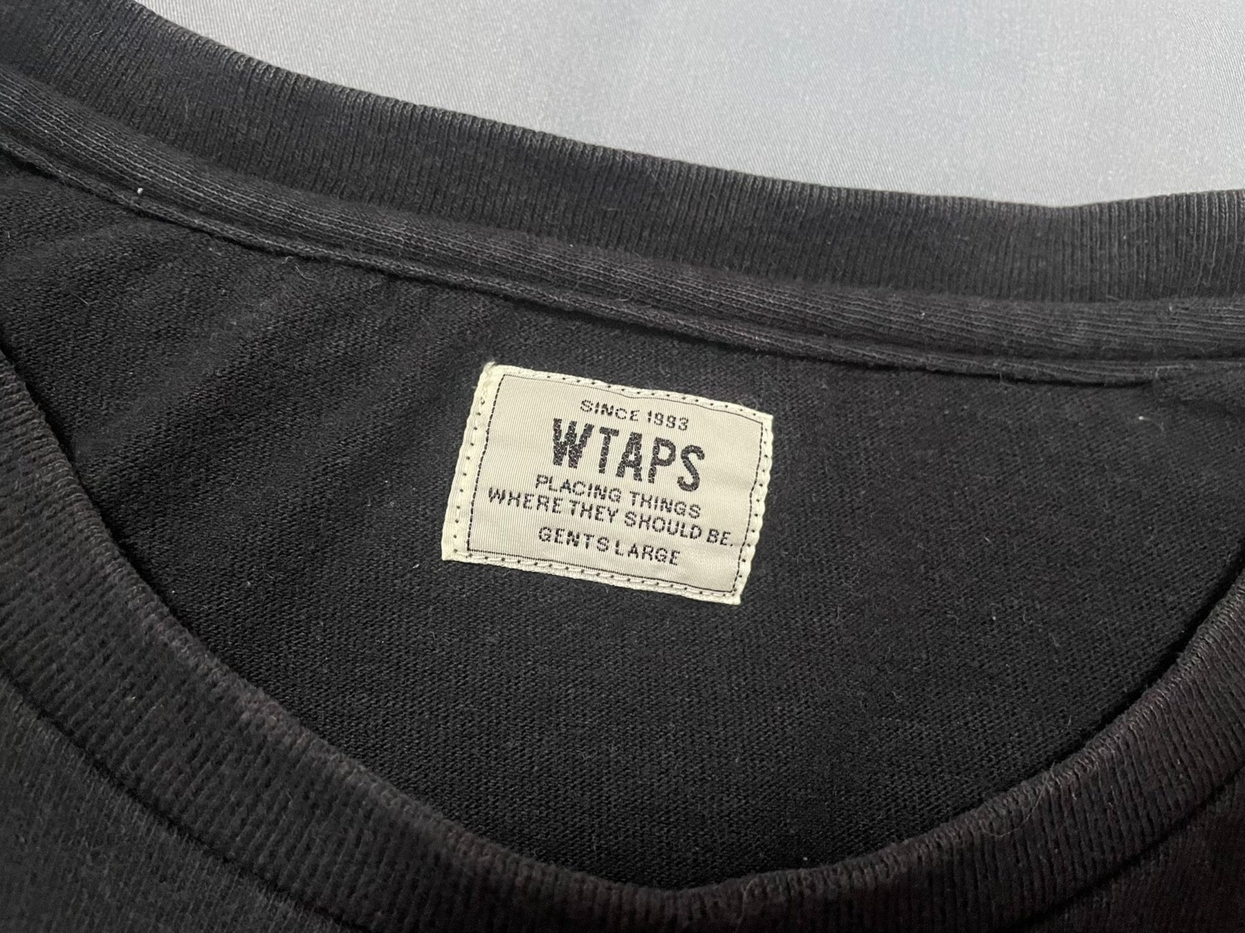 Wtaps 171ATDT-CSM07 Design LS Black Pullover
