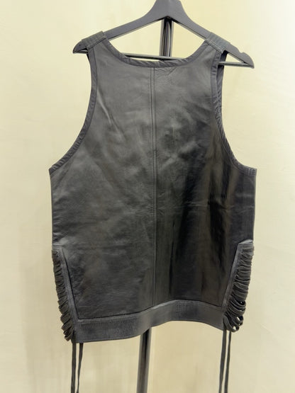Rick Owens Leather Vest Size S