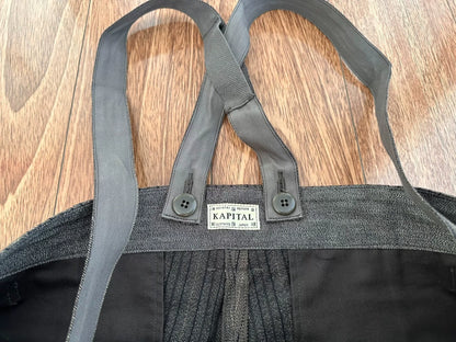 Vintage Striped Overalls by KAPITAL