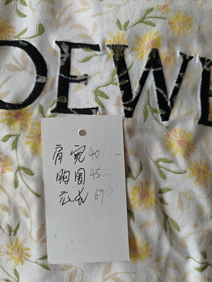 Loewe Embroidered Logo Short Sleeve T-Shirt