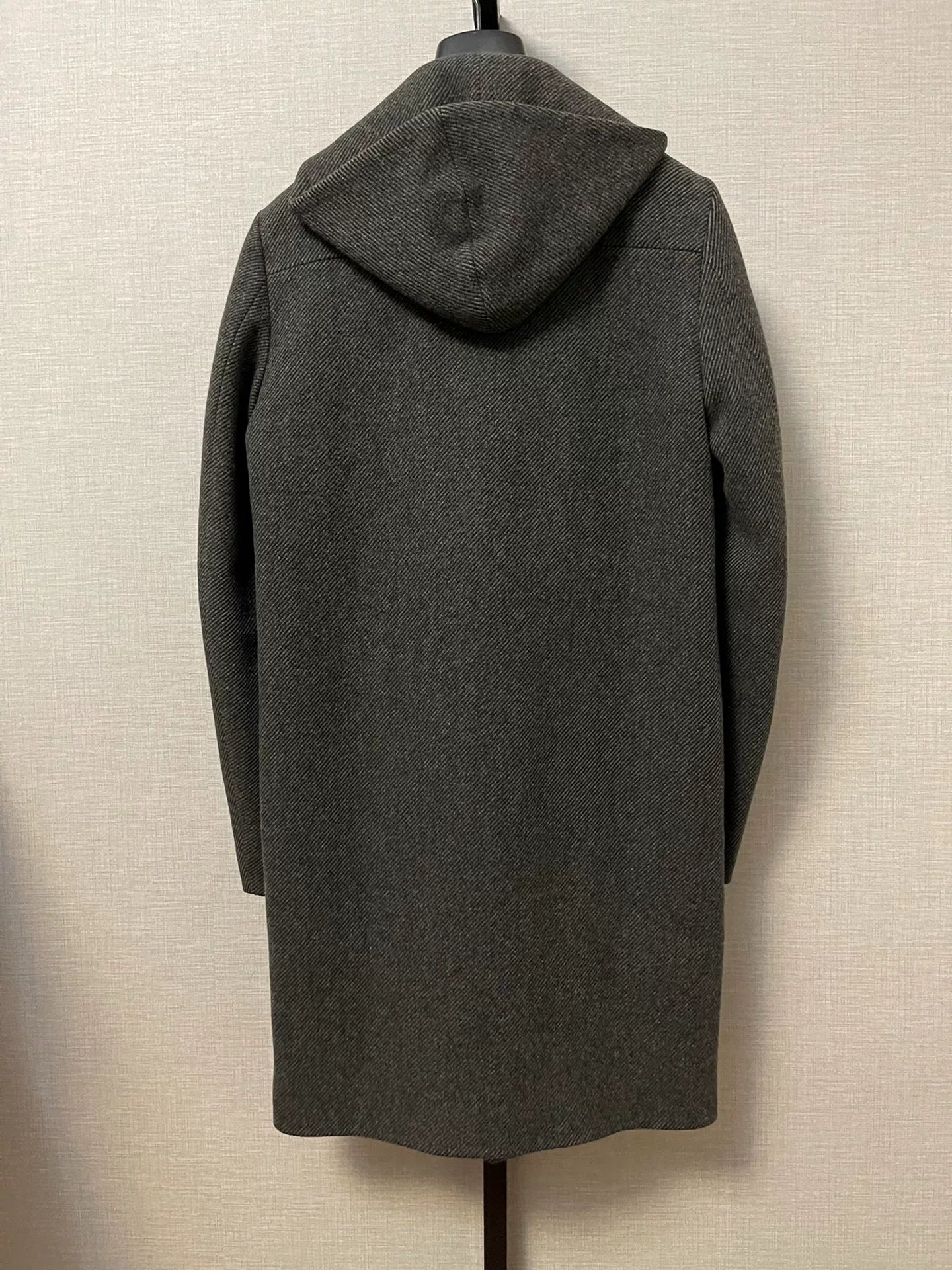 Dior Homme Wool Blend Hooded Coat