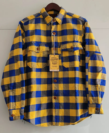 Vintage Flannel Work Shirt in Plaid Design