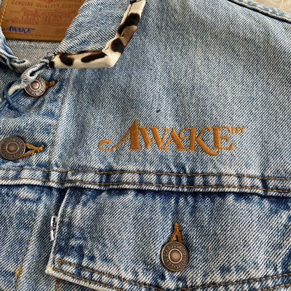 levi's x awake ny patchwork denim jacket