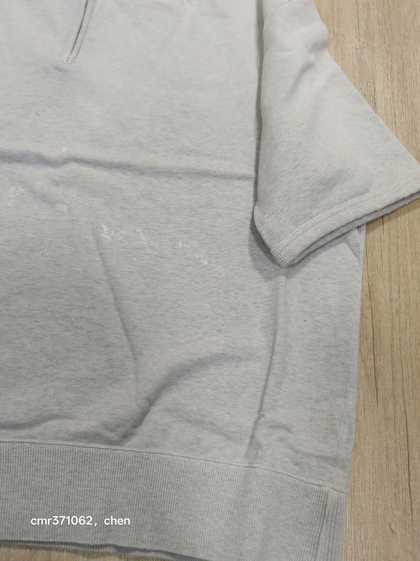 VISVIM 26SS MONDO ZIP CRASH Henley Sweatshirt
