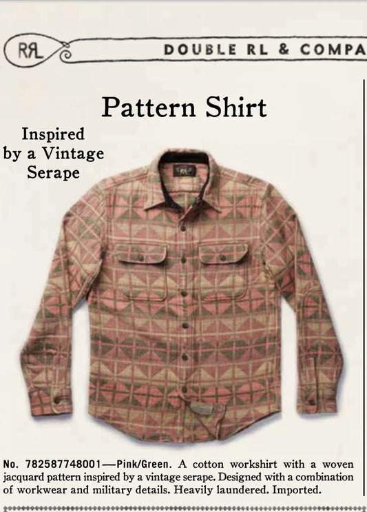 2016 RRL Southwestern Workshirt